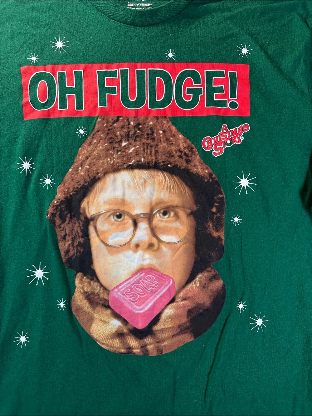 A Christmas Story  'Oh Fudge!'  Holiday Graphic Tee